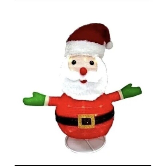 Holiday Living 24-in Lighted Pop Up Santa Battery with Timer, Indoor/Outdoor - Picture 1 of 5